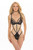 Ami Strap and Lace Teddy in Black Ami Strap and Lace Teddy in Black