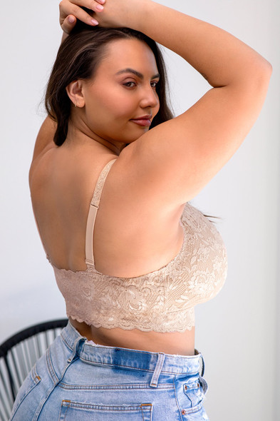 Never Say Never Ultra Curvy Sweetie Bralette in Sette