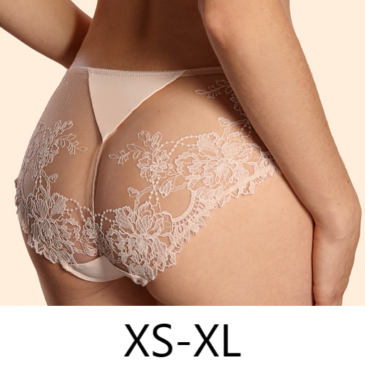 Romance Lace Back Panty in Powder FINAL SALE (78% Off)