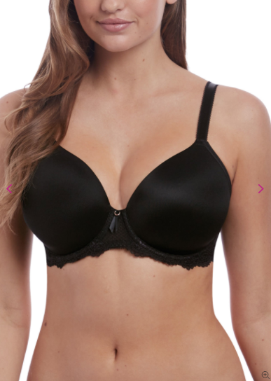 Expression Demi Plunge Molded Bra in Black