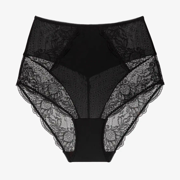 Veronica High Waist Brief in Black FINAL SALE (78% Off)
