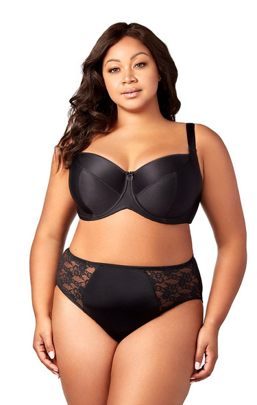 Balcony Underwire Bra in Black