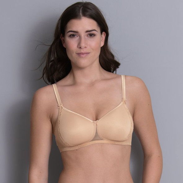 Lace Rose Wireless Contour Bra in Desert