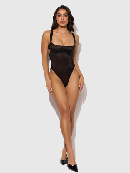 Yvone Shimmer Mesh Bodysuit