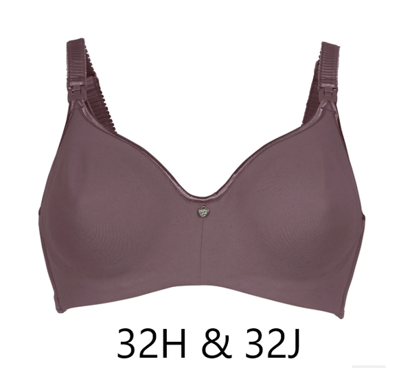 Croissant Wired Nursing Bra in Raisin Croissant Wired Nursing Bra in Raisin
