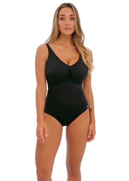 Versailles One Piece Swimsuit in Black