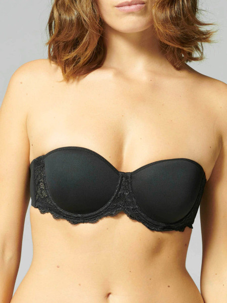 Caresse Strapless Bra in Black