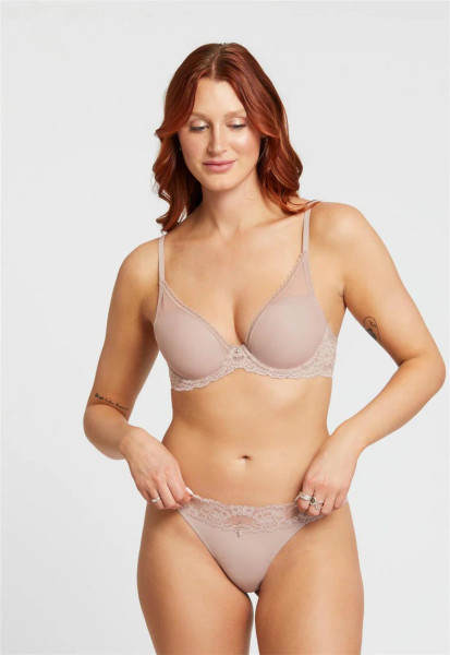 Mystique Plunge Bra in Moonshell Mystique Plunge Bra in Moonshell