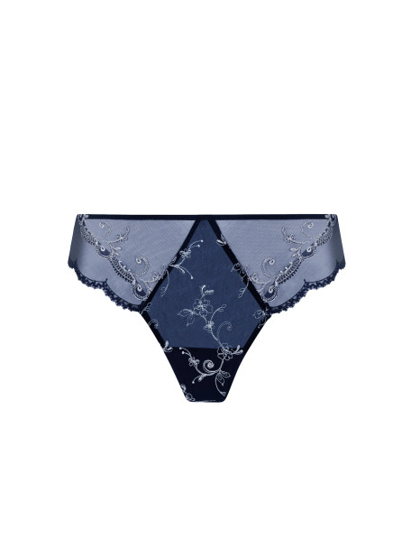 Déesse en Glam Thong in Marine Argent *FINAL SALE (25% Off)*