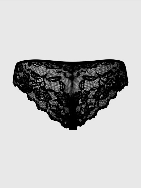 Bella Lace Up Front Lace Tanga