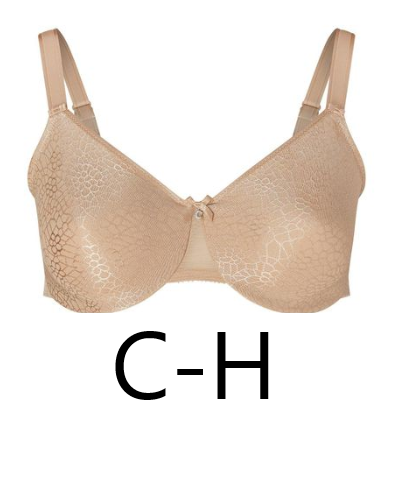 C Magnifique Seamless Unlined Minimizer Bra in Ultra Nude (WU)
