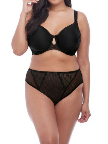 Charley Underwire Bandless Spacer Bra in Black
