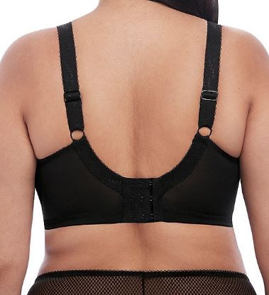 Charley Underwire Bandless Spacer Bra in Black