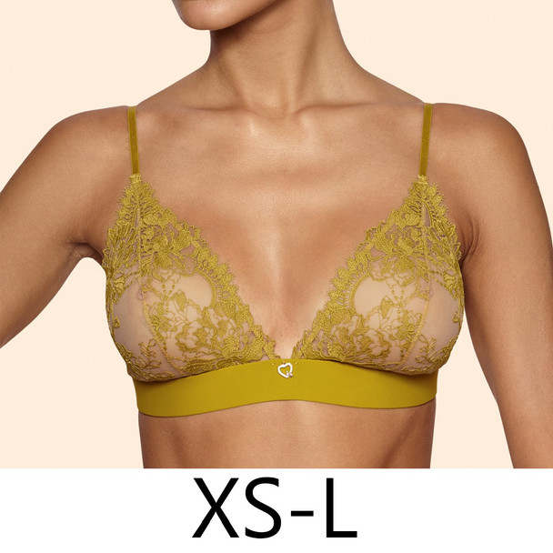 Fantasy Bralette in Mustard FINAL SALE (50% Off)