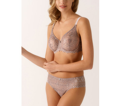 Cassiopée Seamless Full Cup Bra in Rose Sauvage