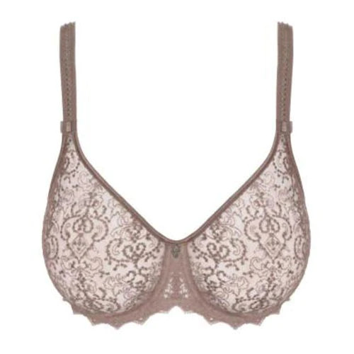Cassiopée Seamless Full Cup Bra in Rose Sauvage