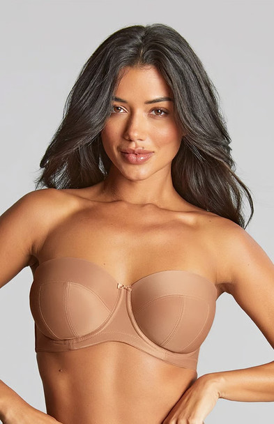 Alice Balcony Strapless Bra in Honey