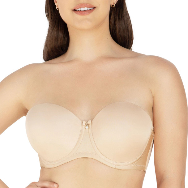 Elise Full Busted Strapless Bra in Bare
