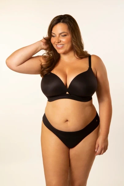 Freedom Wire-Free Bra in Black