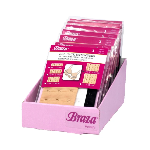 3 Hook Bra Back Extenders - 3 Piece