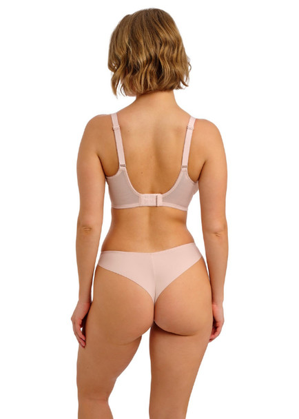 Quinn Underwire Plunge Bra in Cameo