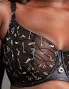 Restraint Balcony Bra in Black