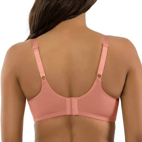 Enora Full Bust Supportive Full Coverage Unlined Minimizer Bra in Muted Clay