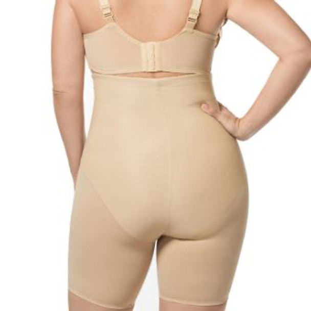 Leopard High Waist Long Leg Shaper in Sand