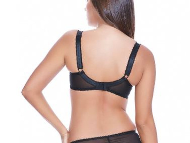 Pulse Underwire Plunge Balcony Bra in Black FINAL SALE (50% Off)