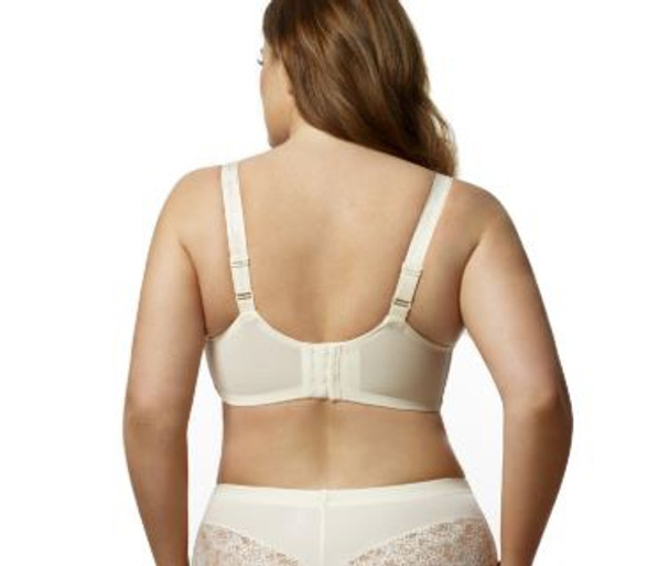 Stretch Lace Bandless Underwire Bra in Ivory