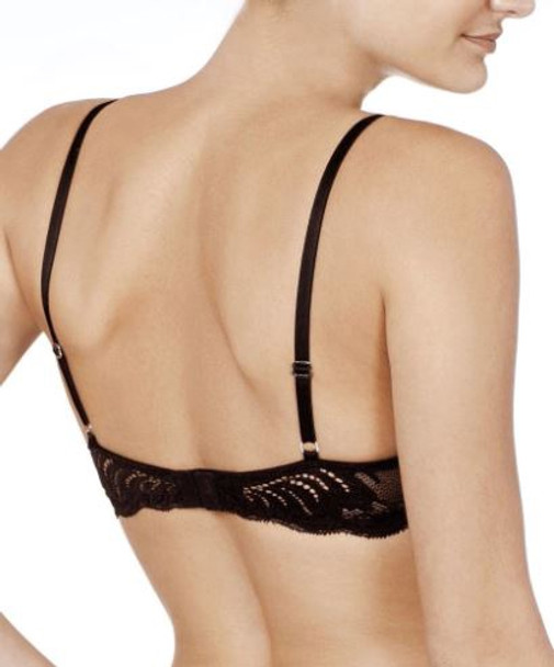 Feathers Contour Plunge Bra in Black