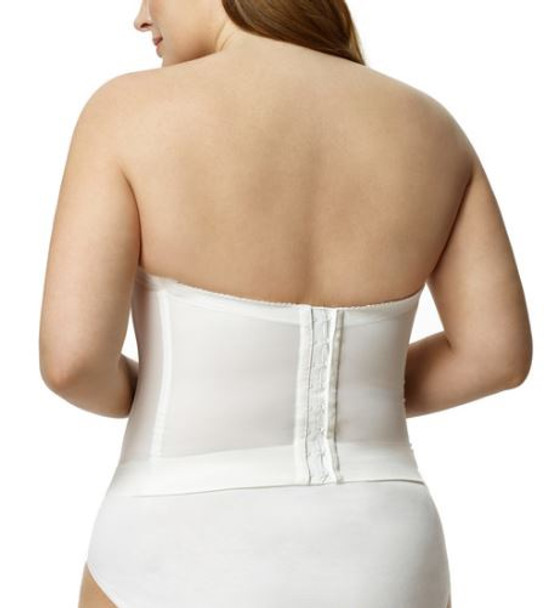 Smooth Strapless Longline Bra in White