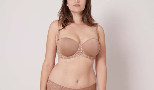 Caresse Strapless Bra in Nutmeg FINAL SALE (50% Off)