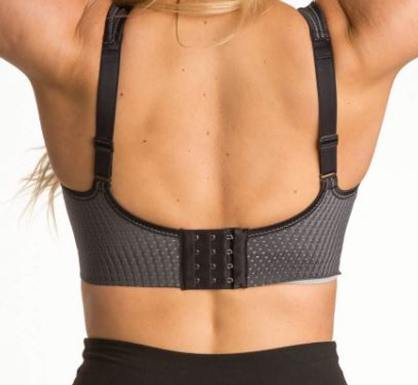 Air Control Delta Pad Sports Bra in Anthracite