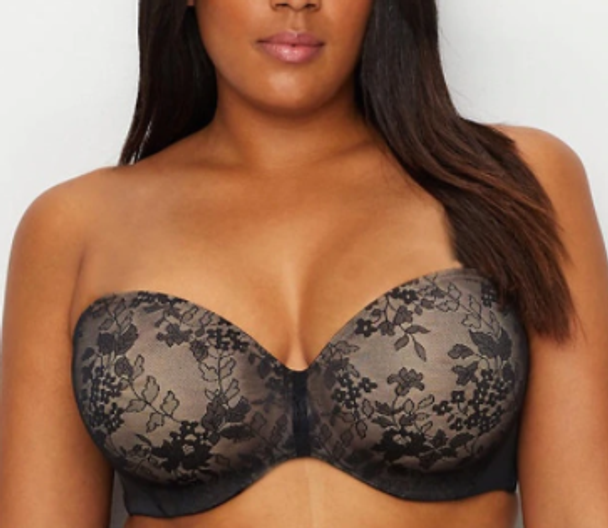 Strapless Sensation Multi-Way Push-Up Bra in Black