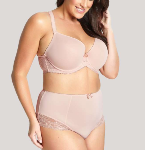 Sasha Molded Plunge Bra in Soft Pink FINAL SALE NORMALLY $78