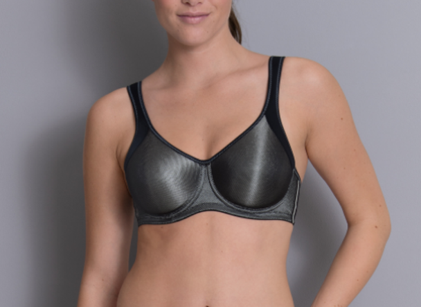 Momentum Underwire Sports Bra in Black