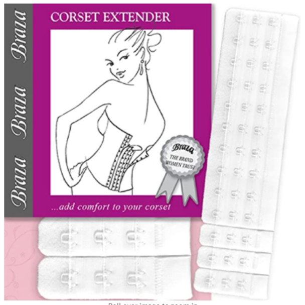 Corset Extender in White