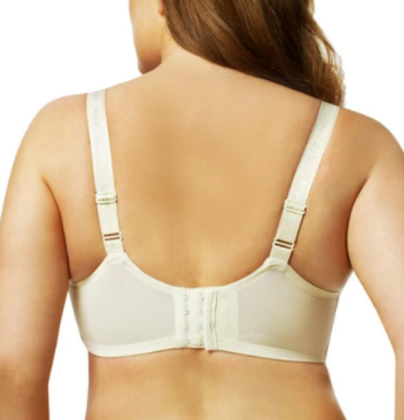 Stretch Lace Full Coverage Underwire Bra in Ivory