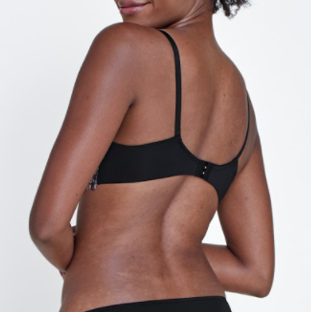 Entice Balconette Bra in Black/Nylon