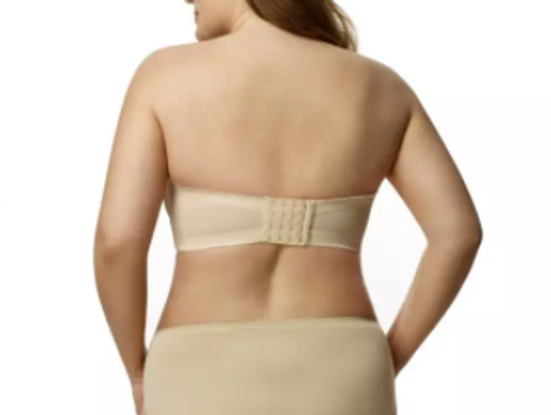 Microfiber Molded Strapless Bra in Nude