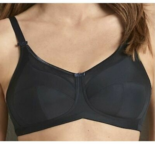 Martha Post-Mastectomy Bra in Black FINAL SALE (40% Off)