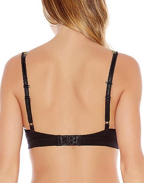 Embrace Lace Wirefree Bra in Black