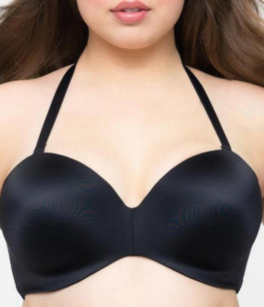 Smooth Strapless Multi-Way Bra in Black Hue
