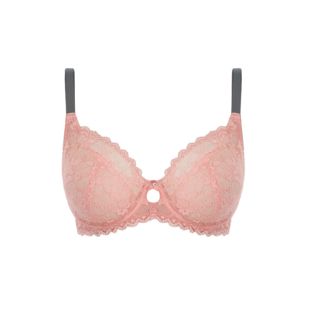 Offbeat Underwire Plunge Bra in Rosehip (ROP)