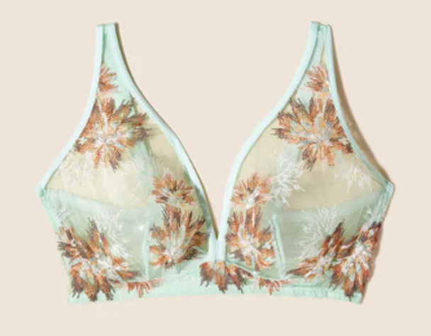 Maasai Curvy Tall Triangle Bralette in Lagoon Mint FINAL SALE (40% Off)