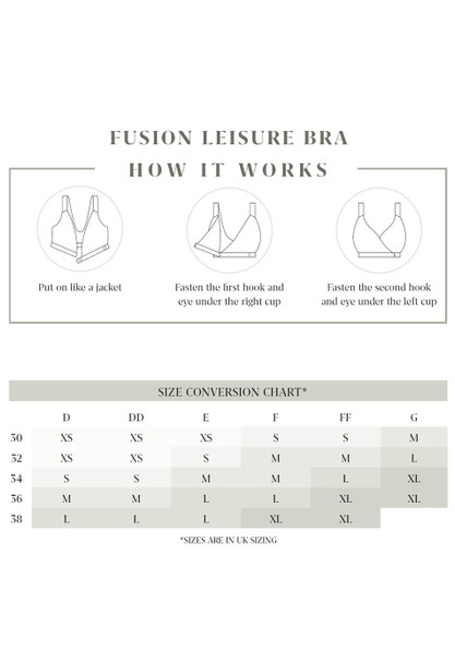 Fusion Leisure Bra in Navy