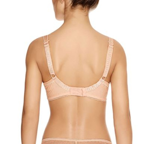 Deco Vibe Underwire Molded Plunge Bra in Blush (BLH) FINAL SALE (75% Off)
