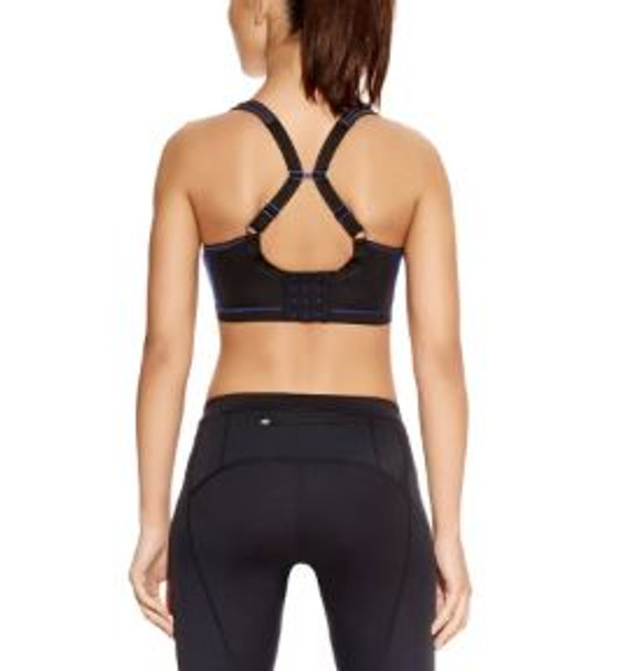 Epic Underwire Crop Top Sports Bra in Electric Black (ELB)