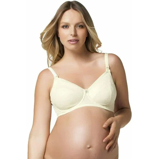 Banana Parfait Nursing Bra in Cream